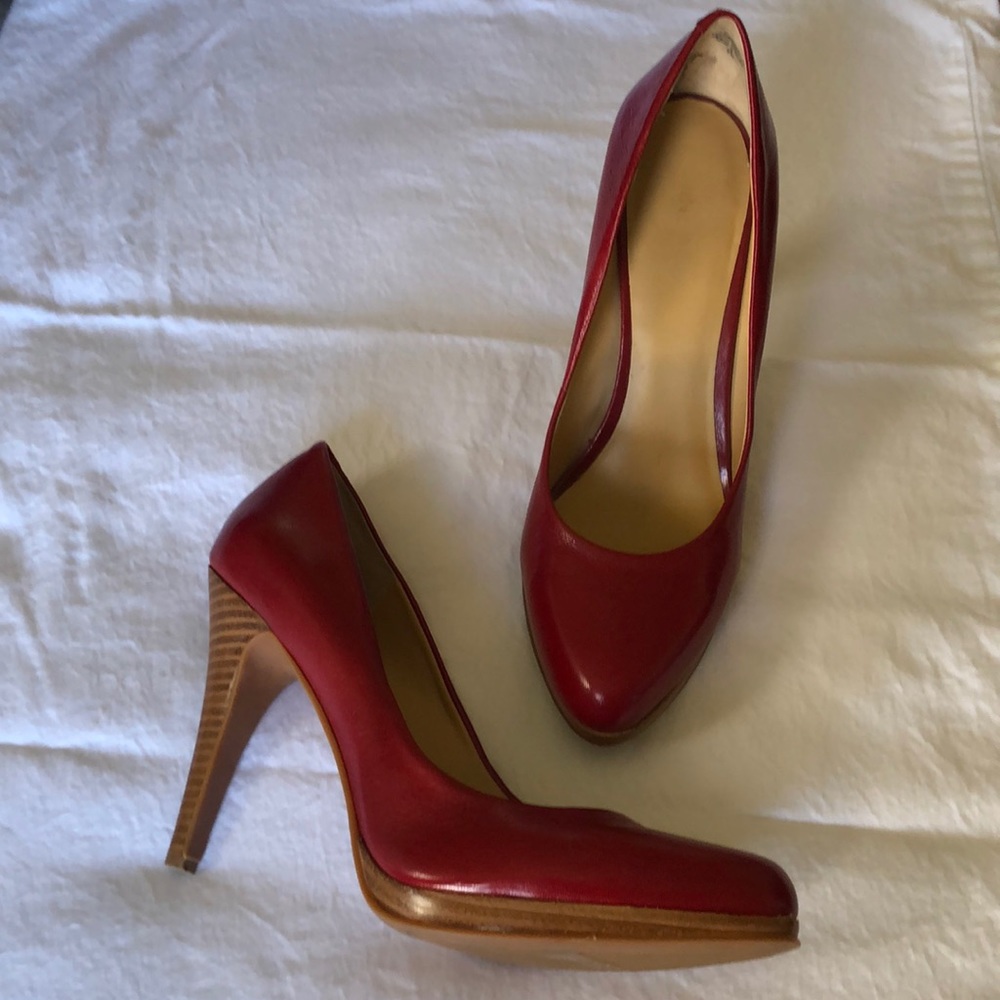 Nine West red heels
